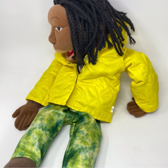 African American Full Body Hand Puppet Ventriloquist Black Puppet 28" Cute - Picture 10 of 12